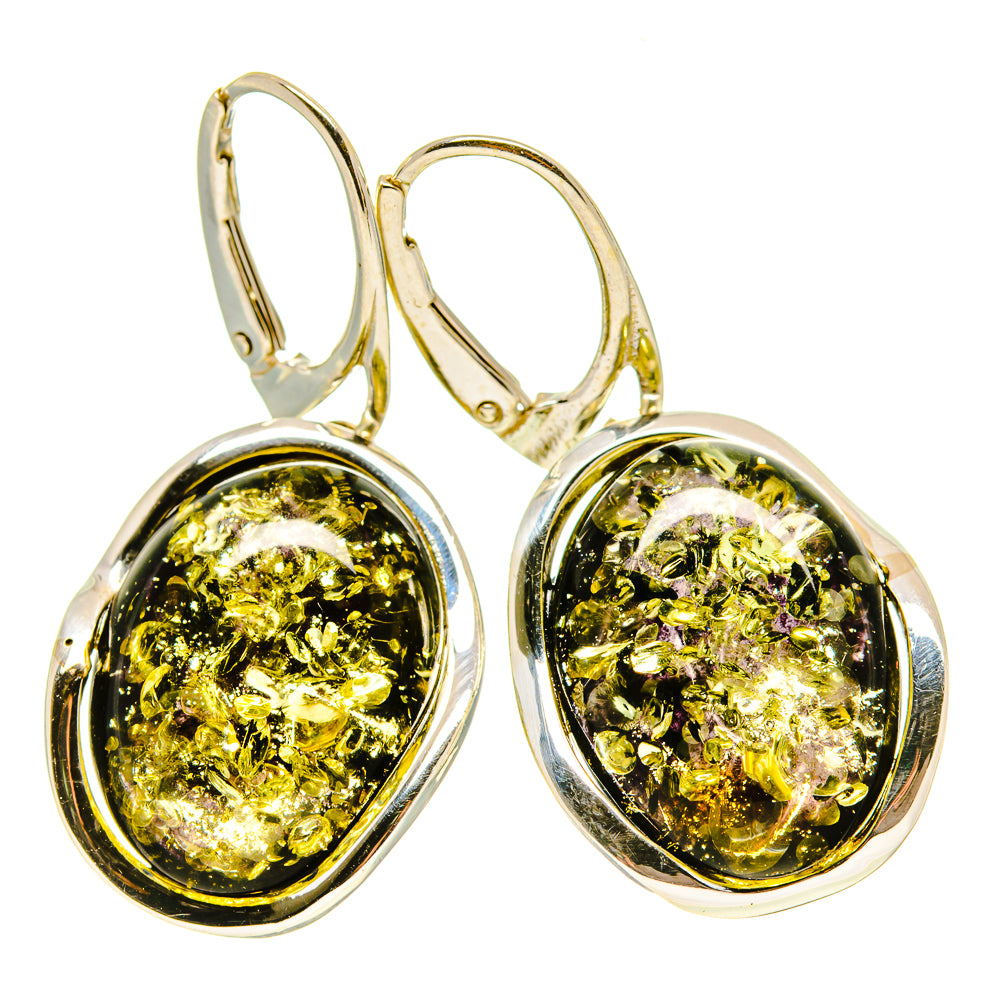 Baltic Amber Earrings handcrafted by Ana Silver Co - EARR413512