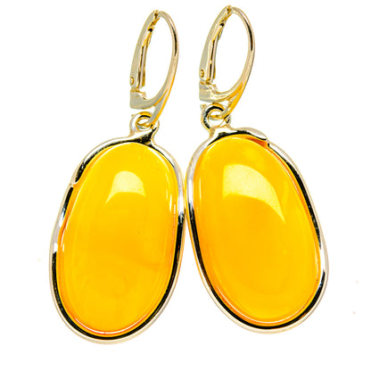 Baltic Amber Earrings handcrafted by Ana Silver Co - EARR413513