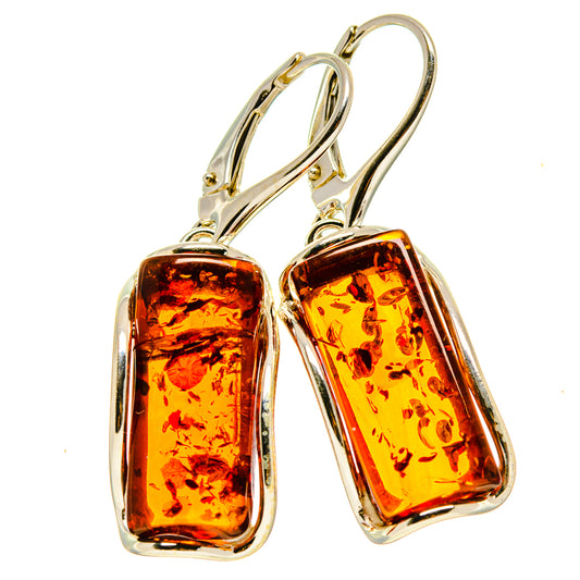 Baltic Amber Earrings handcrafted by Ana Silver Co - EARR413518