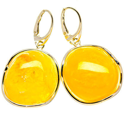 Baltic Amber Earrings handcrafted by Ana Silver Co - EARR413524