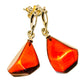 Baltic Amber Earrings handcrafted by Ana Silver Co - EARR413527