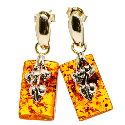 Baltic Amber Earrings handcrafted by Ana Silver Co - EARR413531
