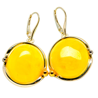 Baltic Amber Earrings handcrafted by Ana Silver Co - EARR413534
