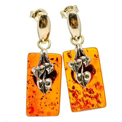Baltic Amber Earrings handcrafted by Ana Silver Co - EARR413539