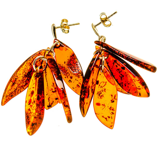 Baltic Amber Earrings handcrafted by Ana Silver Co - EARR413545