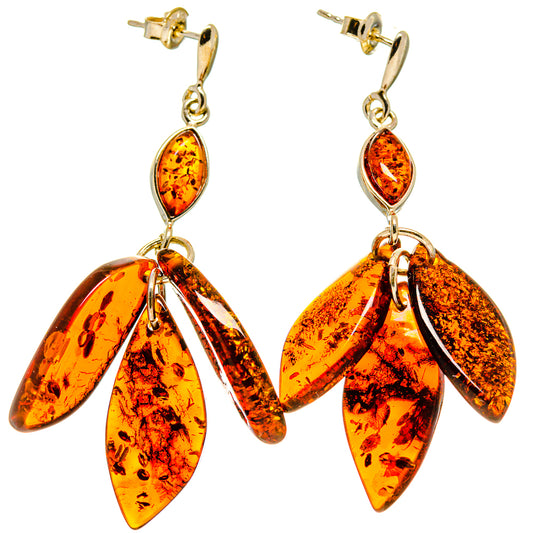 Baltic Amber Earrings handcrafted by Ana Silver Co - EARR413555