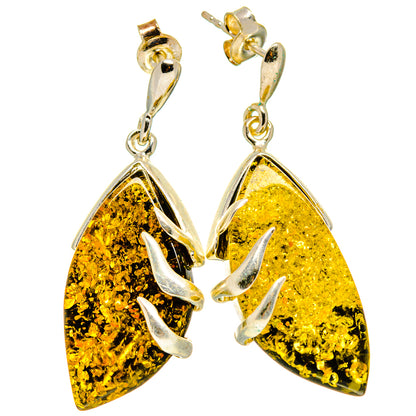 Baltic Amber Earrings handcrafted by Ana Silver Co - EARR413558