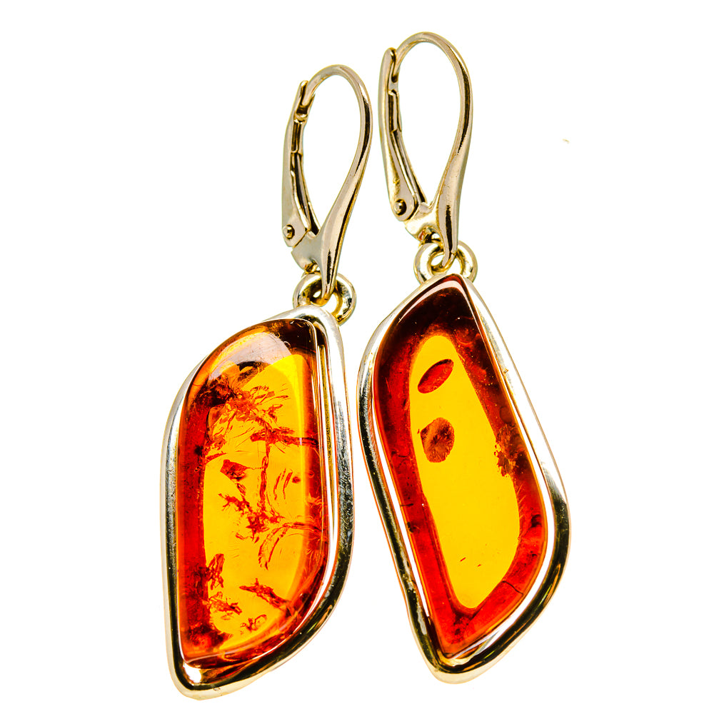 Baltic Amber Earrings handcrafted by Ana Silver Co - EARR413560