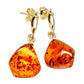 Baltic Amber Earrings handcrafted by Ana Silver Co - EARR413566