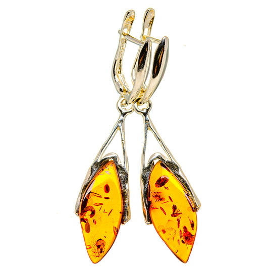 Baltic Amber Earrings handcrafted by Ana Silver Co - EARR413567