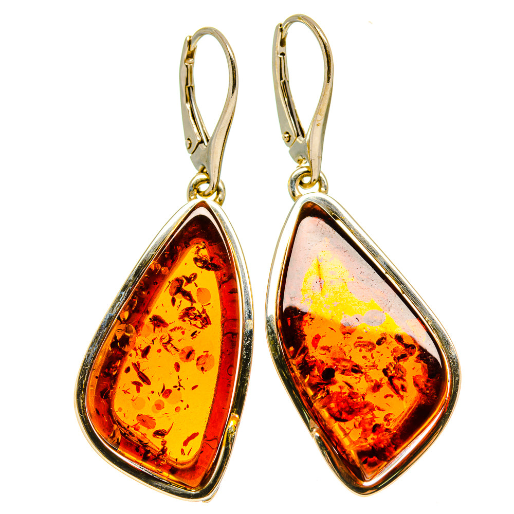 Baltic Amber Earrings handcrafted by Ana Silver Co - EARR413575