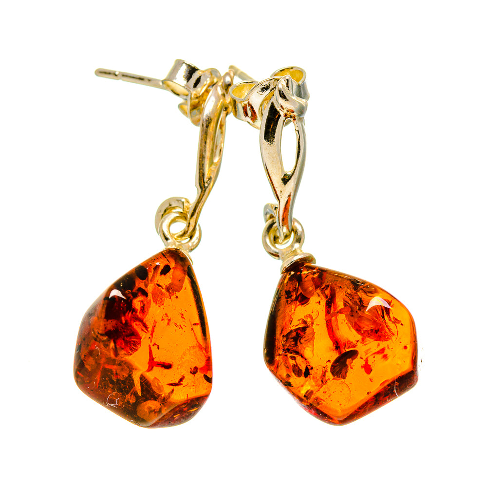 Baltic Amber Earrings handcrafted by Ana Silver Co - EARR413576