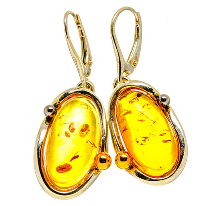 Baltic Amber Earrings handcrafted by Ana Silver Co - EARR413577