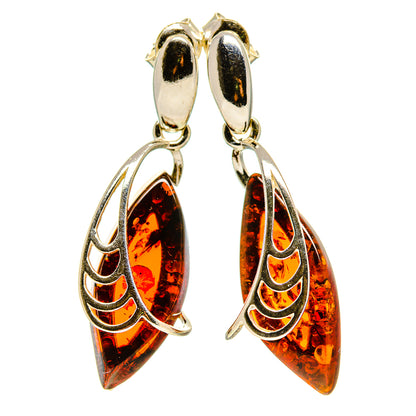 Baltic Amber Earrings handcrafted by Ana Silver Co - EARR413579