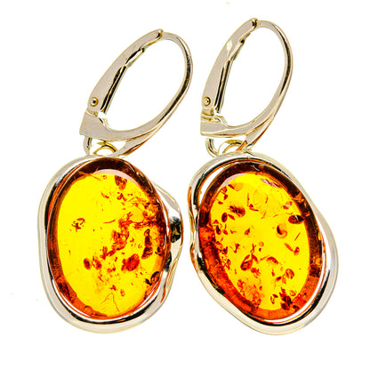 Baltic Amber Earrings handcrafted by Ana Silver Co - EARR413581