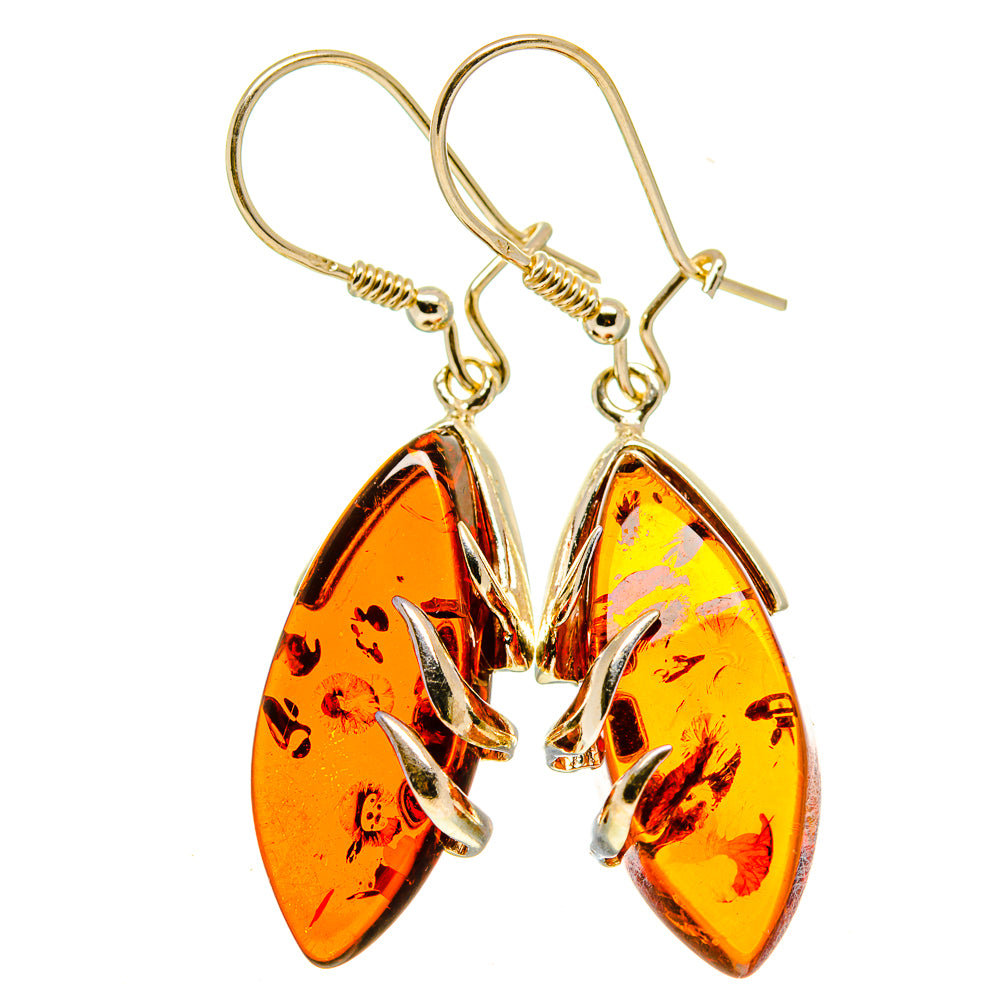 Baltic Amber Earrings handcrafted by Ana Silver Co - EARR413583