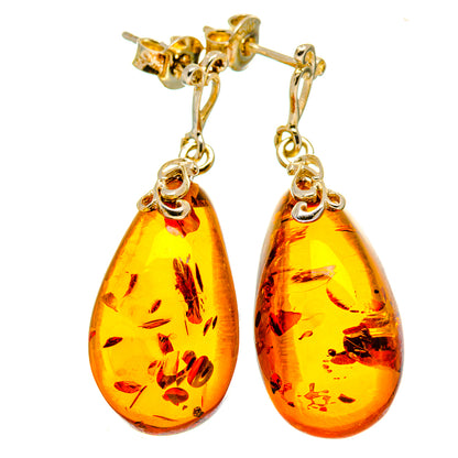 Baltic Amber Earrings handcrafted by Ana Silver Co - EARR413585