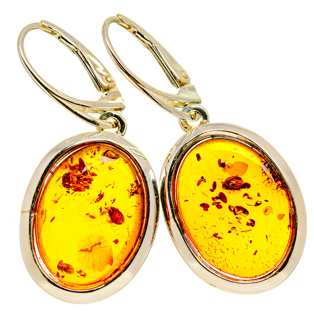 Baltic Amber Earrings handcrafted by Ana Silver Co - EARR413591