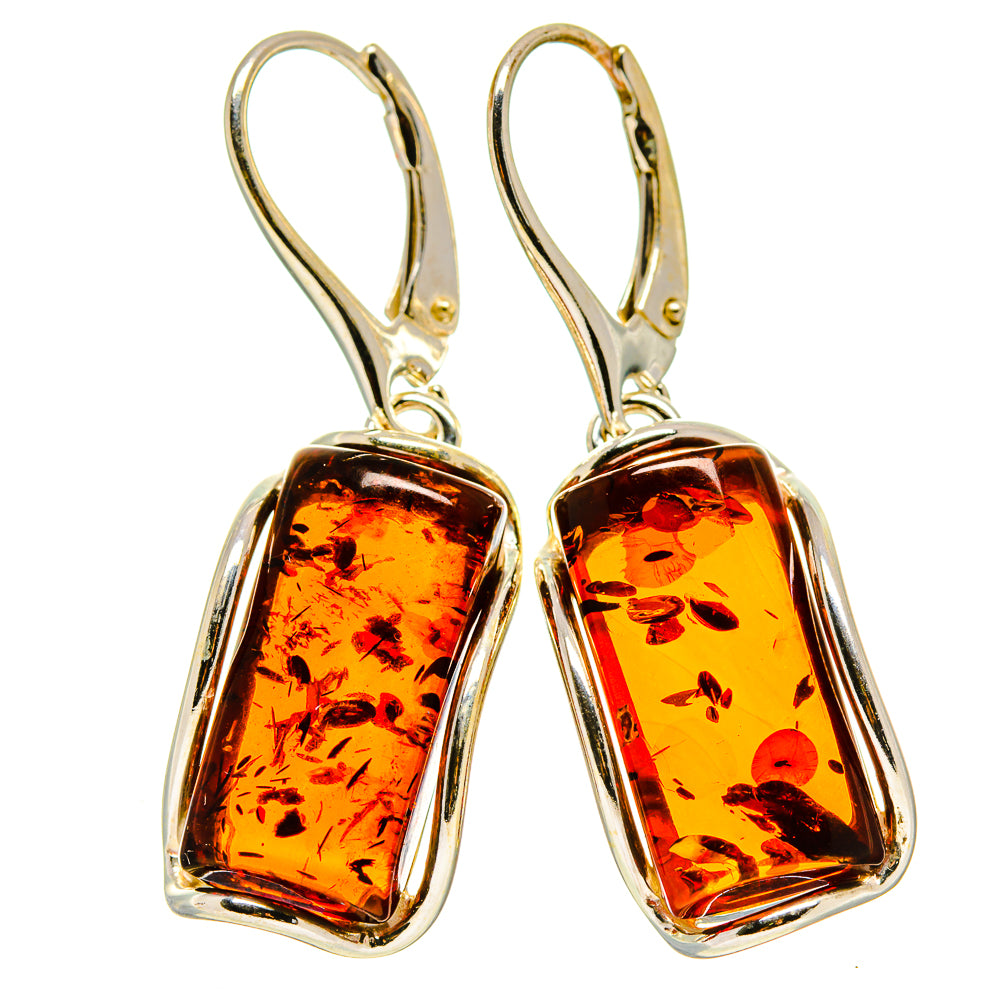 Baltic Amber Earrings handcrafted by Ana Silver Co - EARR413593