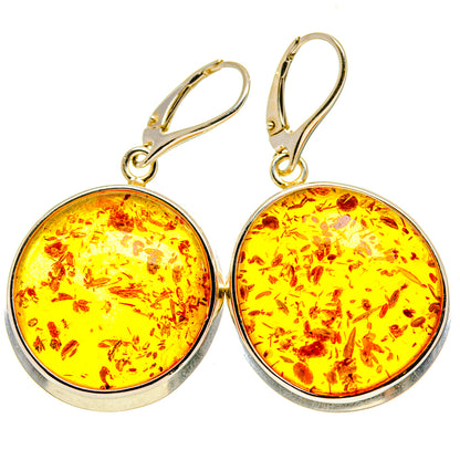 Baltic Amber Earrings handcrafted by Ana Silver Co - EARR413595