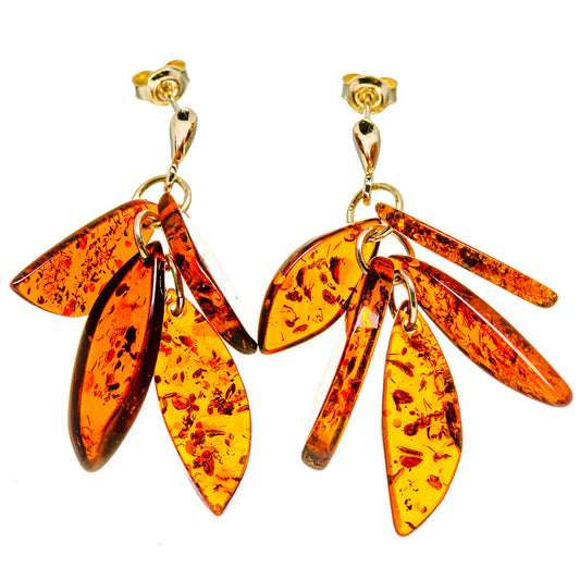 Baltic Amber Earrings handcrafted by Ana Silver Co - EARR413601
