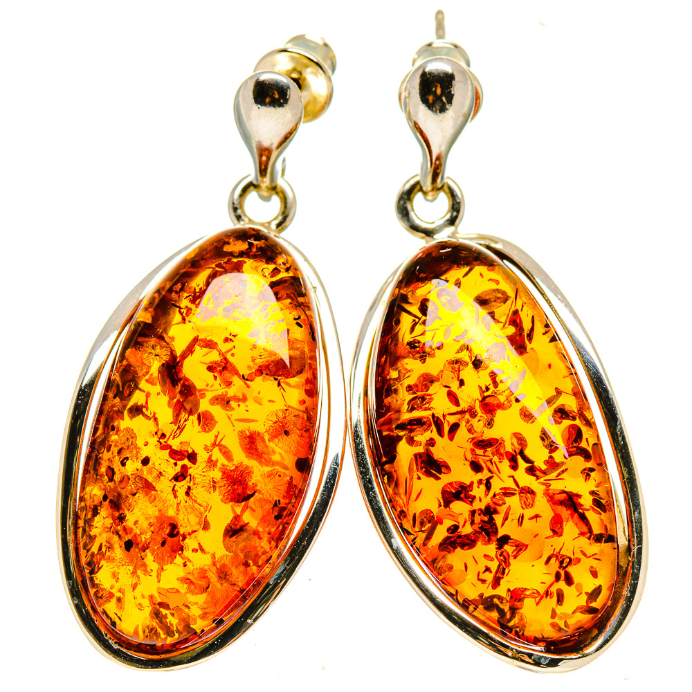 Baltic Amber Earrings handcrafted by Ana Silver Co - EARR413602