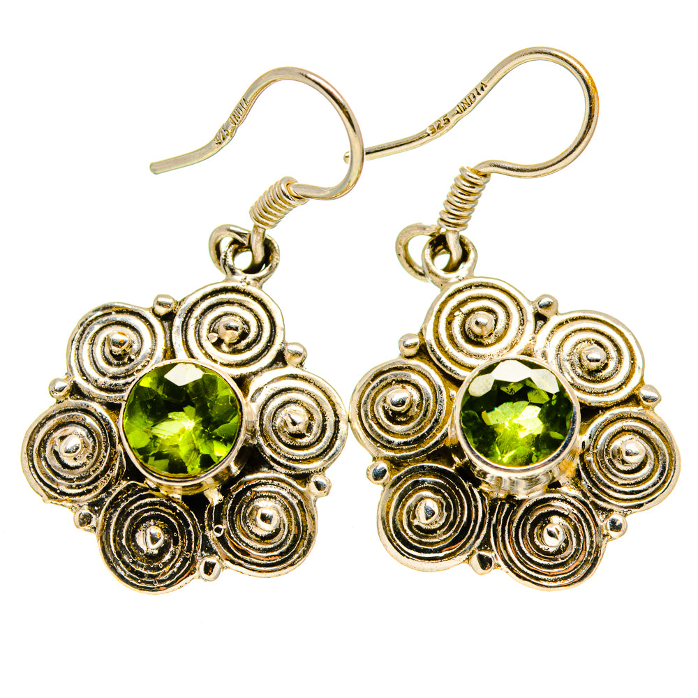 Peridot Earrings handcrafted by Ana Silver Co - EARR413631