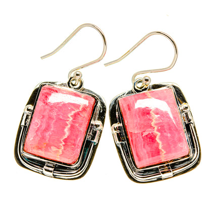 Rhodochrosite Earrings handcrafted by Ana Silver Co - EARR413650