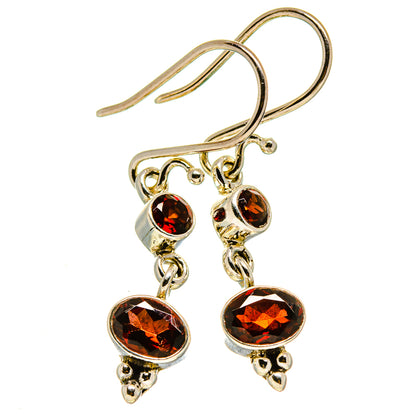 Garnet Earrings handcrafted by Ana Silver Co - EARR413685