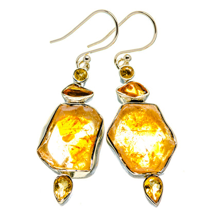 Citrine Earrings handcrafted by Ana Silver Co - EARR413688