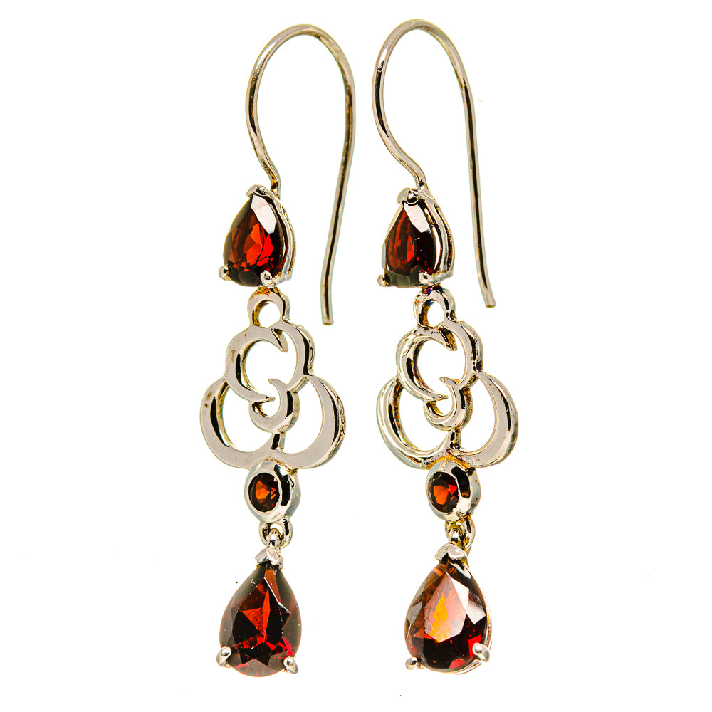 Garnet Earrings handcrafted by Ana Silver Co - EARR413712