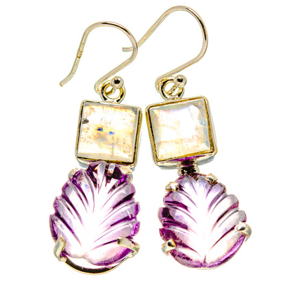 Amethyst Earrings handcrafted by Ana Silver Co - EARR413713