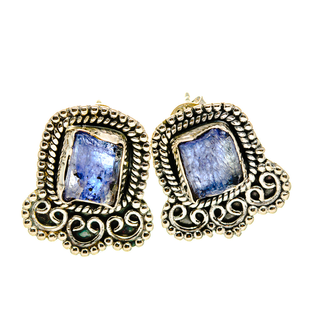Tanzanite Earrings handcrafted by Ana Silver Co - EARR413733