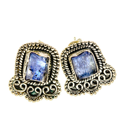 Tanzanite Earrings handcrafted by Ana Silver Co - EARR413733