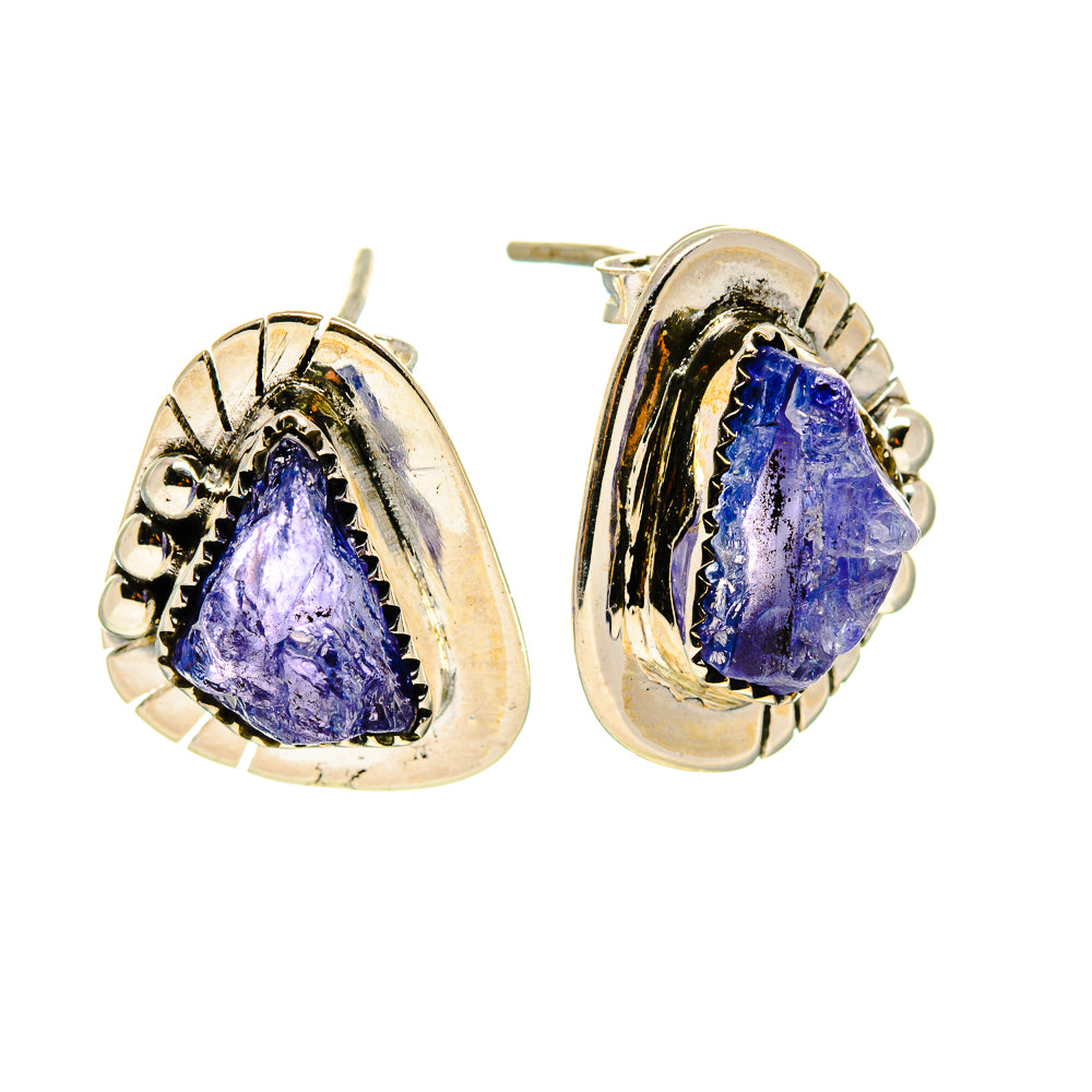 Tanzanite Earrings handcrafted by Ana Silver Co - EARR413734