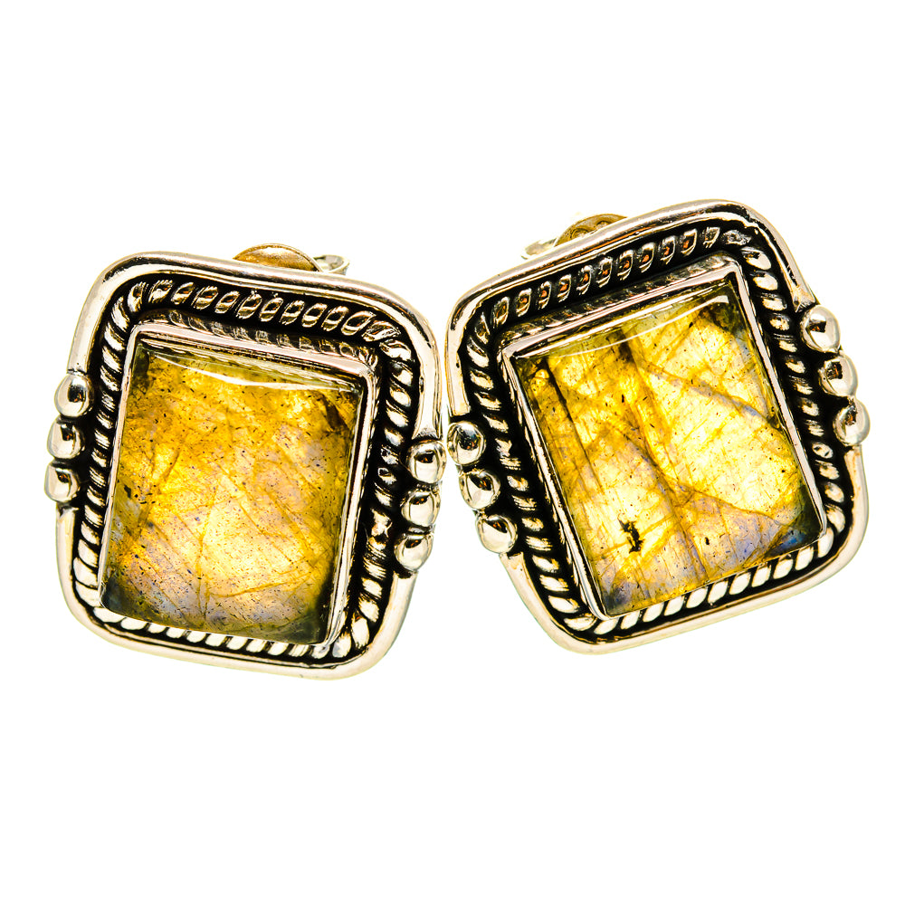 Labradorite Earrings handcrafted by Ana Silver Co - EARR413739