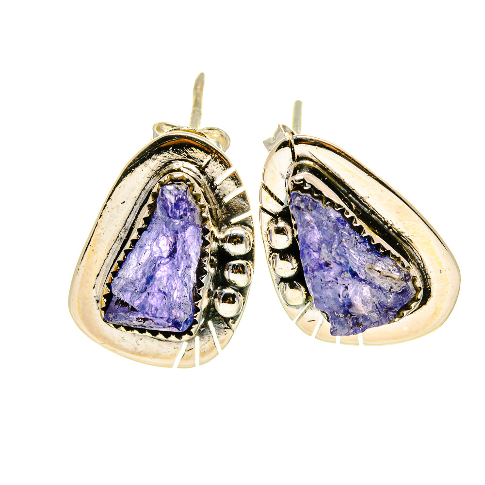 Tanzanite Earrings handcrafted by Ana Silver Co - EARR413740