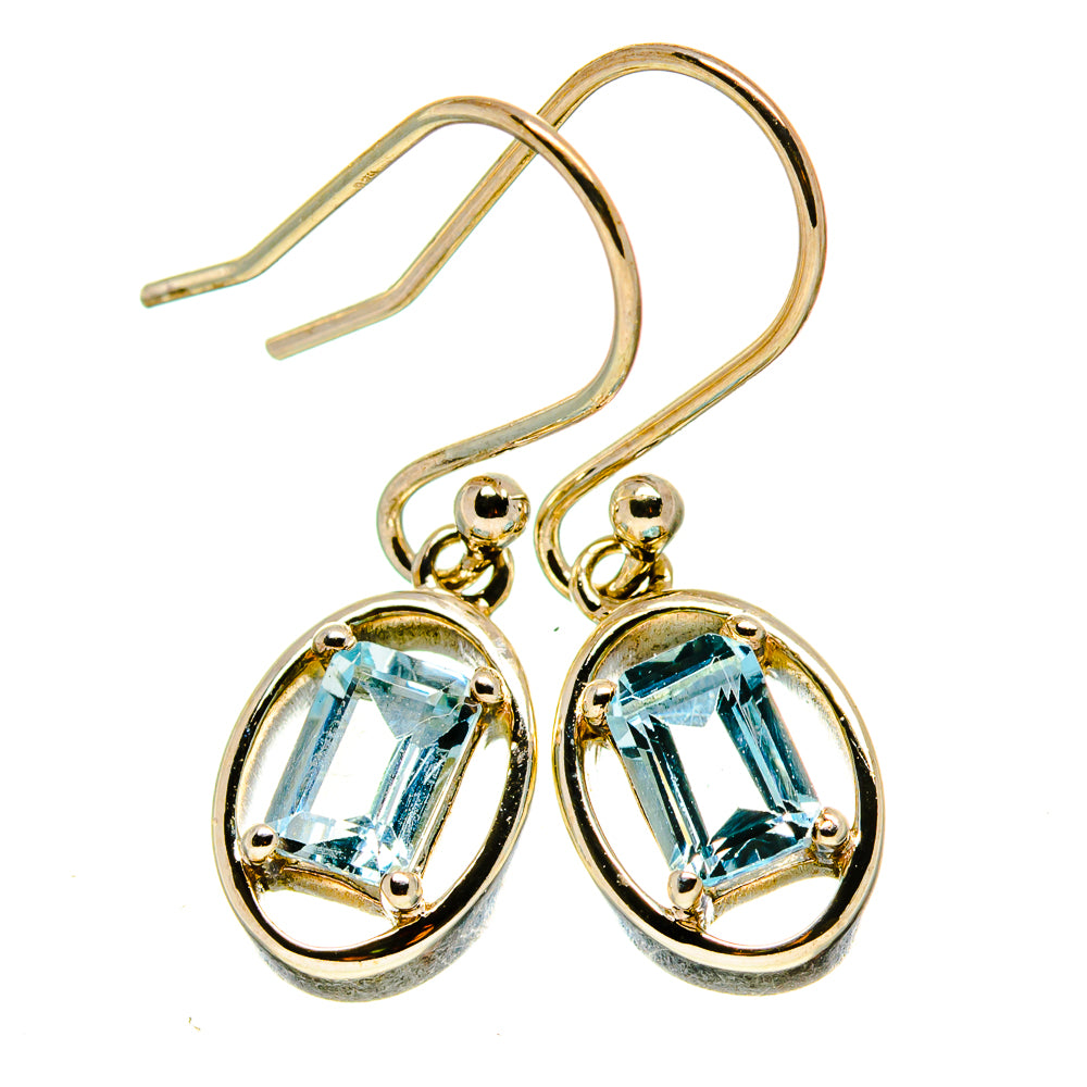 Blue Topaz Earrings handcrafted by Ana Silver Co - EARR413752