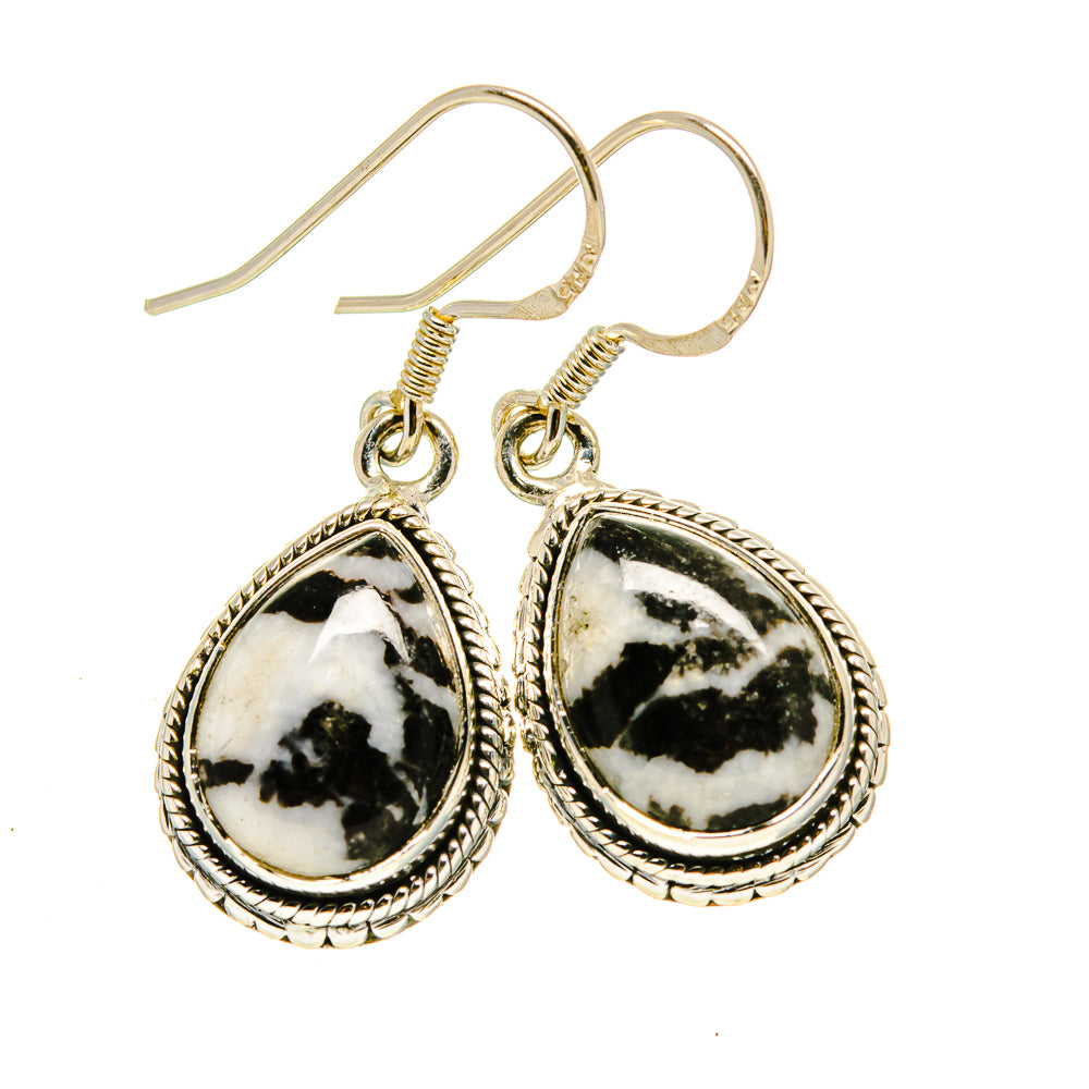 Pinolith Jasper Earrings handcrafted by Ana Silver Co - EARR413755
