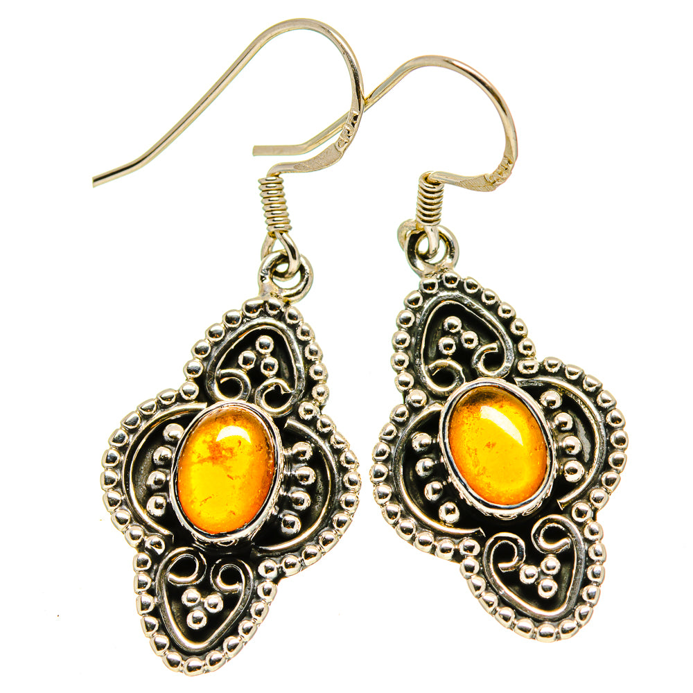 Citrine Earrings handcrafted by Ana Silver Co - EARR413760