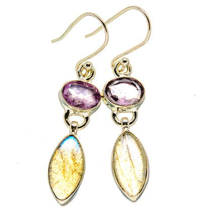 Labradorite Earrings handcrafted by Ana Silver Co - EARR413778