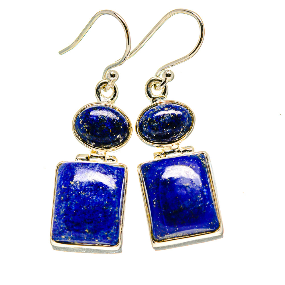 Lapis Lazuli Earrings handcrafted by Ana Silver Co - EARR413783