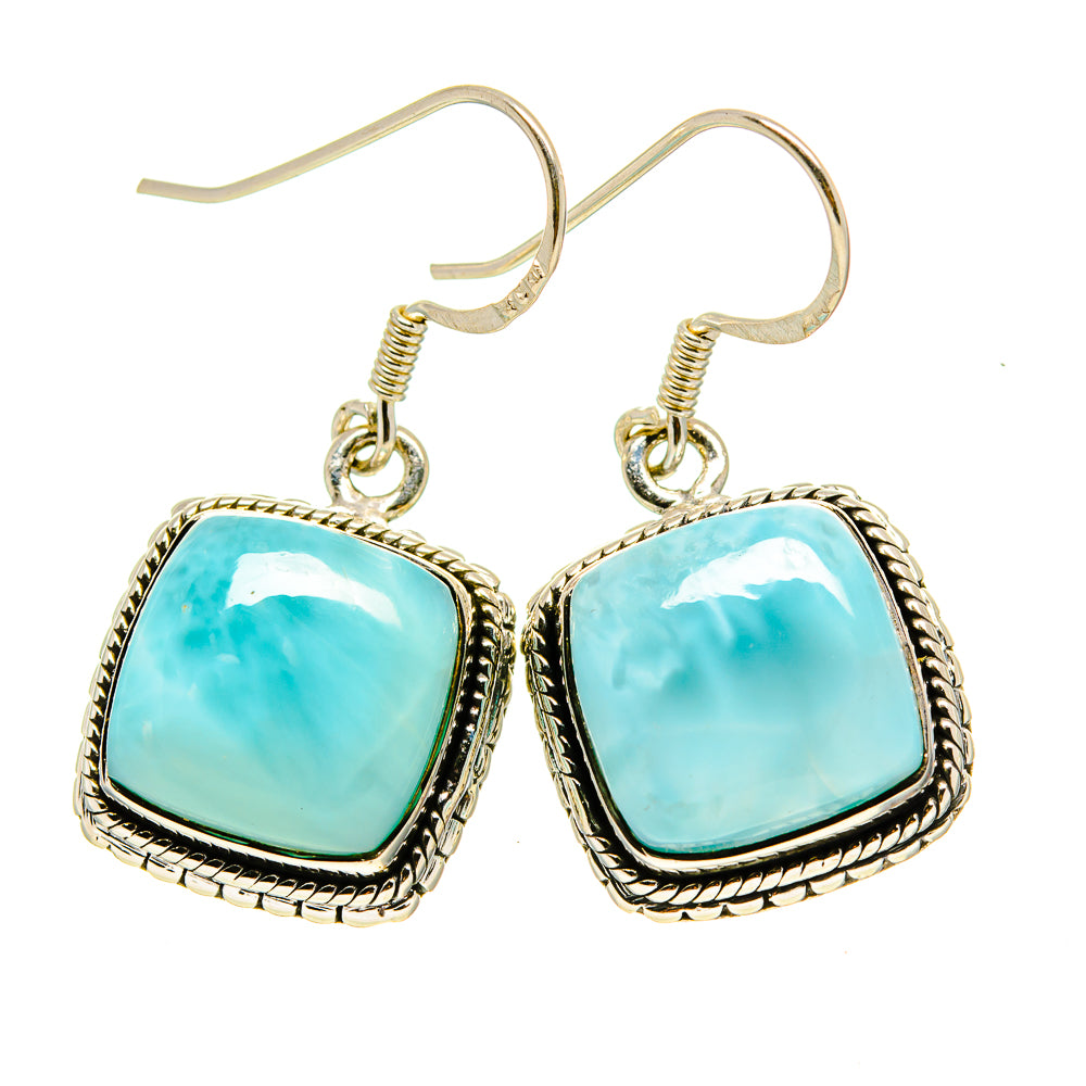 Larimar Earrings handcrafted by Ana Silver Co - EARR413785