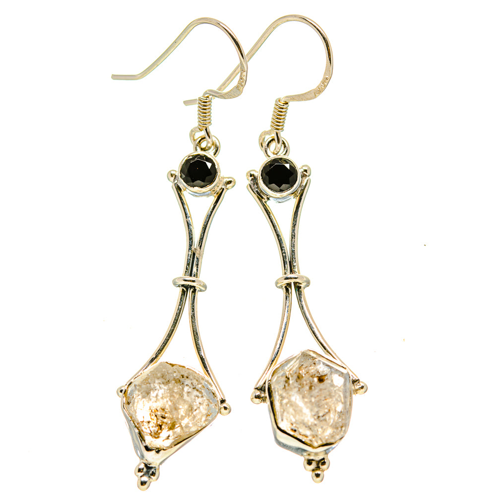 Herkimer Diamond Earrings handcrafted by Ana Silver Co - EARR413790
