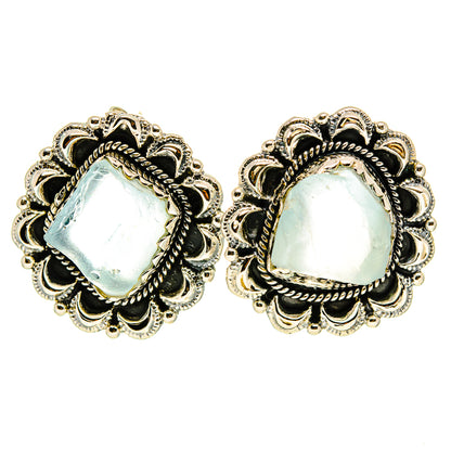 Aquamarine Earrings handcrafted by Ana Silver Co - EARR413805
