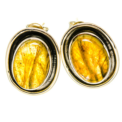 Labradorite Earrings handcrafted by Ana Silver Co - EARR413820