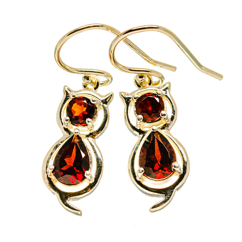 Garnet Earrings handcrafted by Ana Silver Co - EARR413832