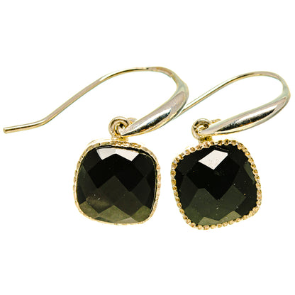 Black Onyx Earrings handcrafted by Ana Silver Co - EARR413836