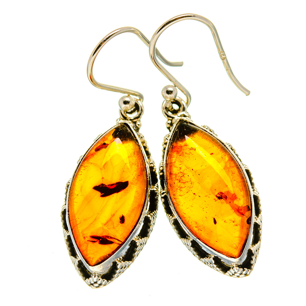 Baltic Amber Earrings handcrafted by Ana Silver Co - EARR413840