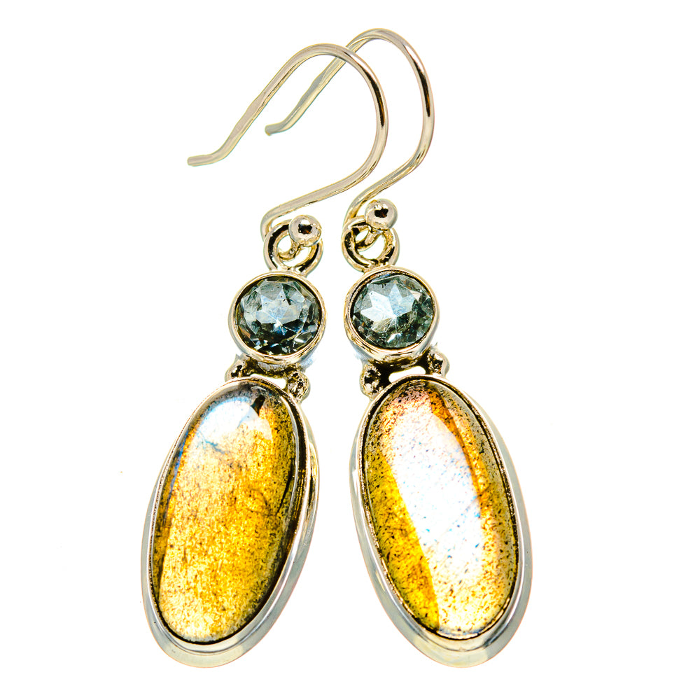 Labradorite Earrings handcrafted by Ana Silver Co - EARR413851